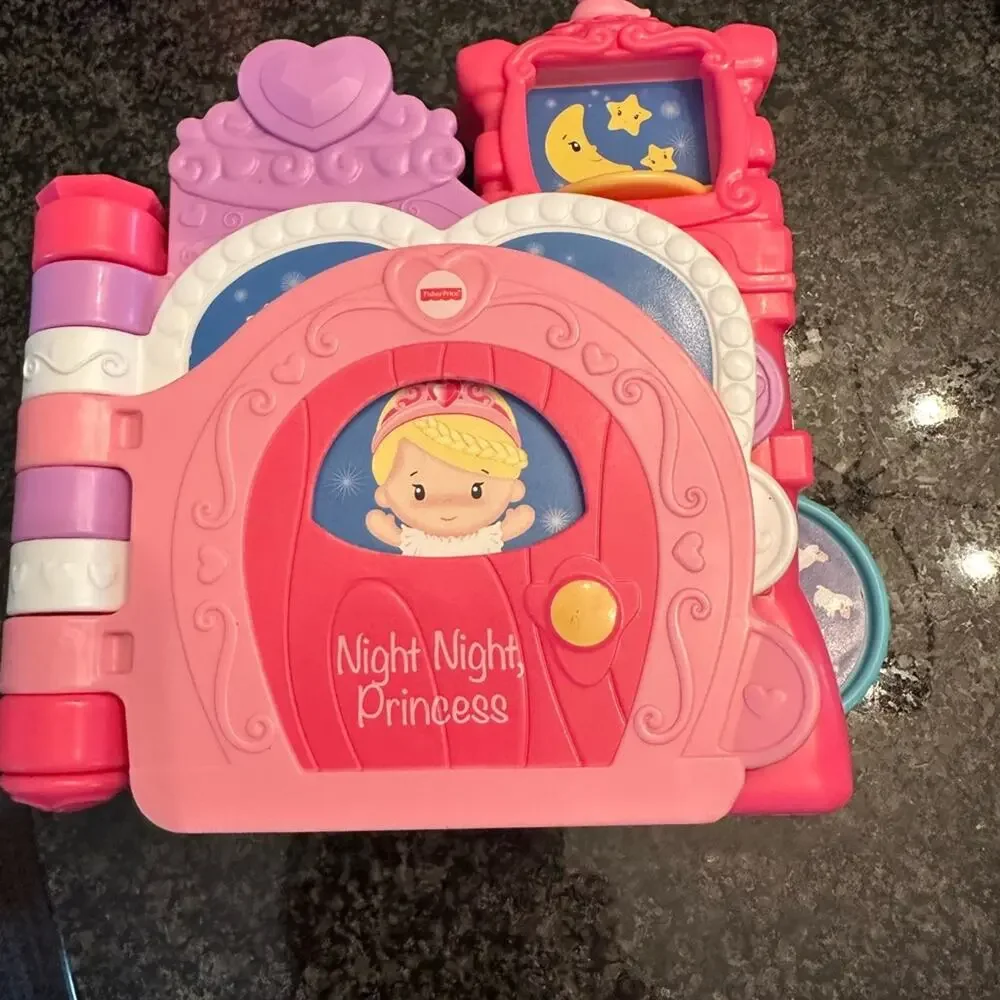 FisherPrice princess Jewelry Box interactive Book Doll Tea Pot Cup